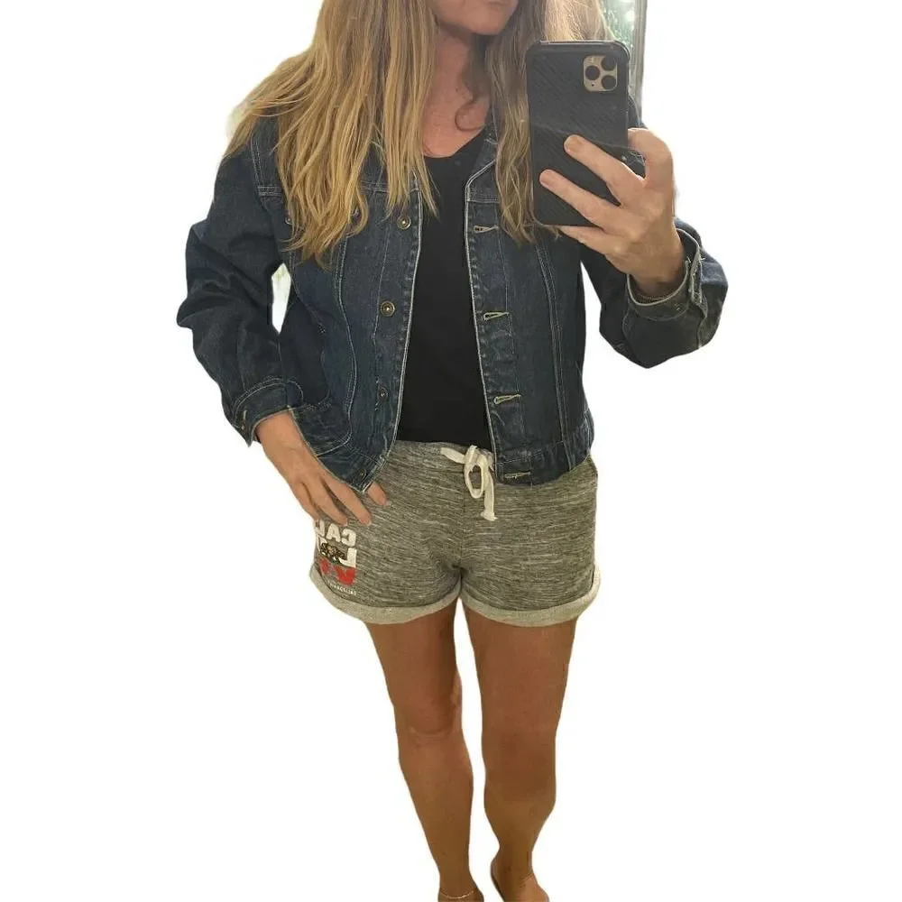Liz Claiborne Jean Denim Jacket Size Medium